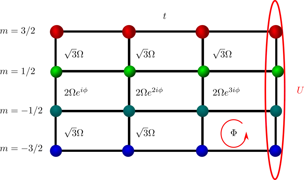 Synthetic Dimensions model Synthetic Dimensions Model
